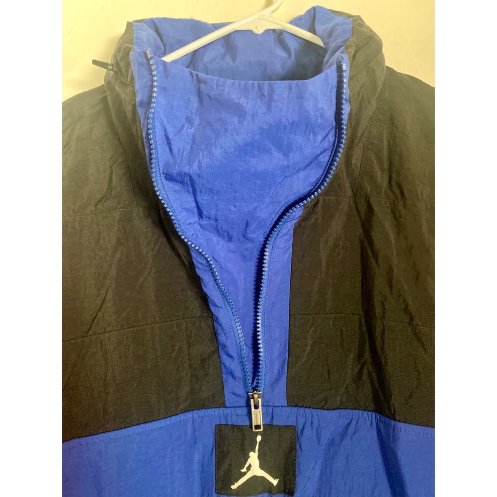 Nike Air Jordan Retro Colorblock Hooded Windbreaker Pullover Jacket Men's L - Picture 4 of 16